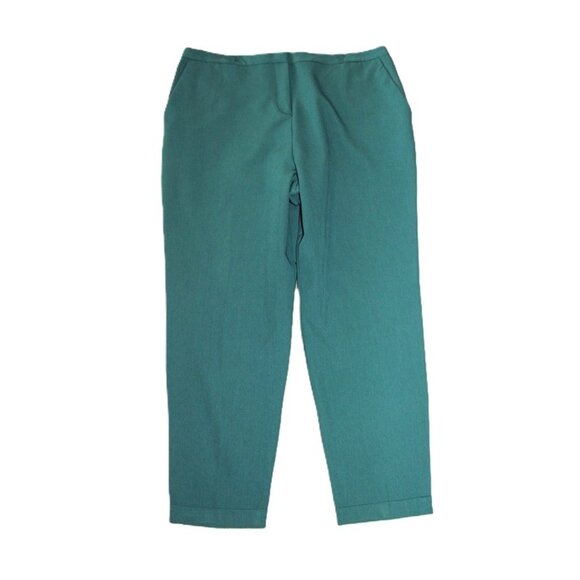 ASOS High Waisted Tapered Dress Pants in Teal - Size 14 (L) - Picture 10 of 12